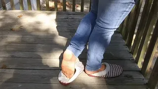Sole Step-Sister and Her Perfect Nylon Soles!