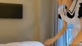 Maid blowjob