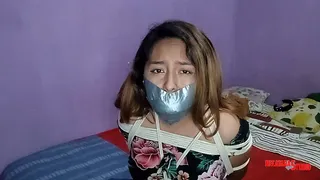 L Bunny, latin teen in bondage!