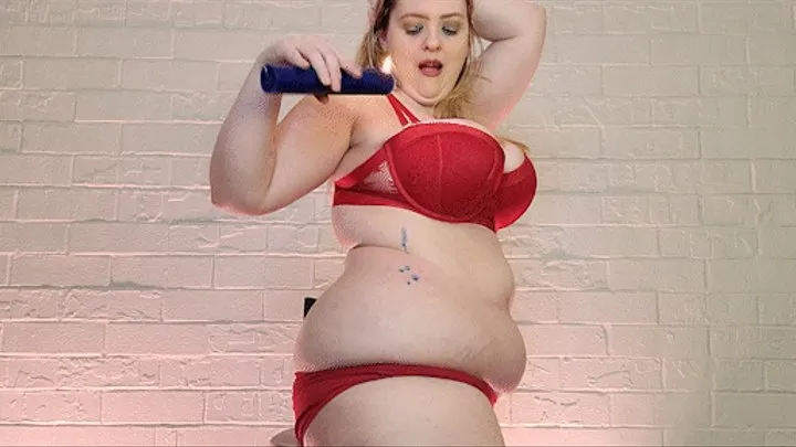 BBW Femdom Drips Wax On Her Perfect Body