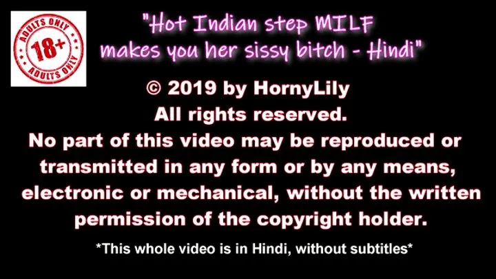 Hot Step MILF wants to make you her sissy bitch - Hindi