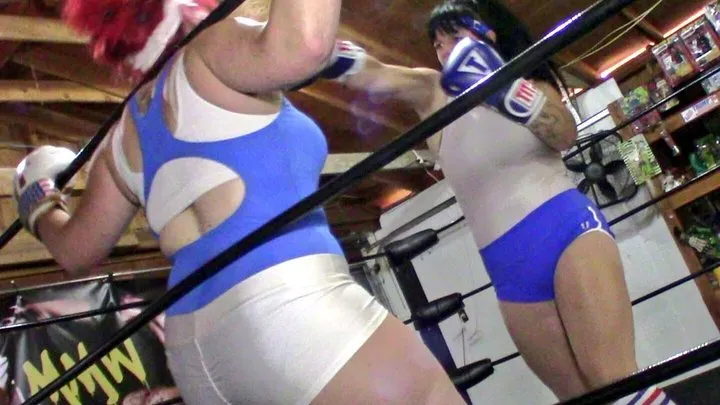 Gloves Off! PAWG Milf Brawl!