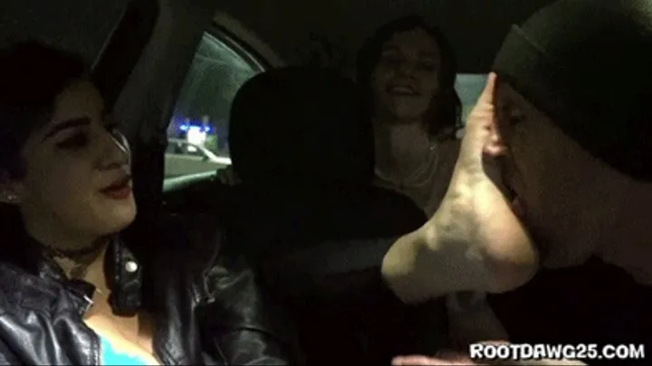 Sedusa Drakaina & Mercy West in Front Seat Footworship