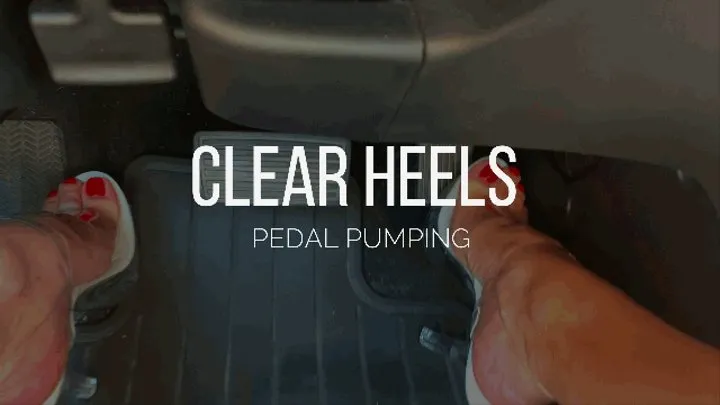 Clear Heels Pedal Pumping