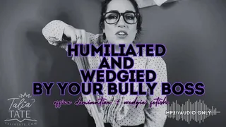 Humiliated and Wedgied by Your Bully Boss-Office Domination and Wedgie Fetish Audio Only