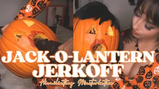 Jack-O-Lantern Jerk-Off Humiliating Masturbation Encouragement