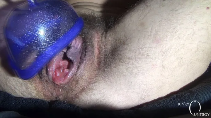 Hairy pussy pumping for the first time