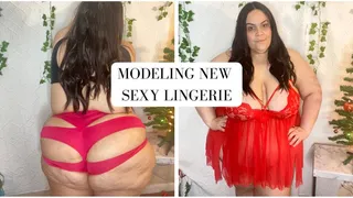 Modeling Sexy New Lingerie