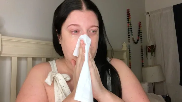 Crying Fetish Causes Lots of Nose Blowing