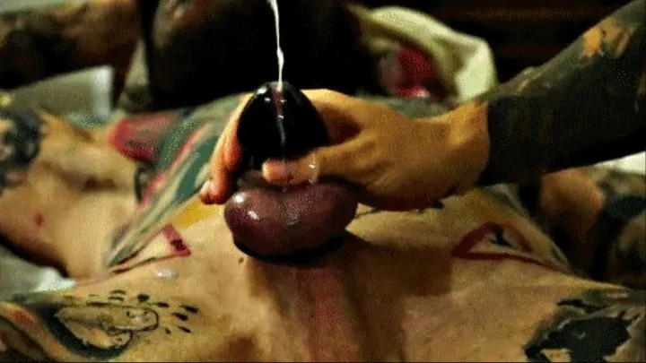 CUSTOM:FUCK AND HUGE CUMSHOT IN CHASTITY AFTER 2 WEEKS ORGASM DENIAL