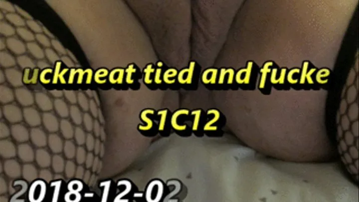 2018-12-02 - S1C12 - fuckmeat tied and fucked BBW BDSM Anal Slave PiP