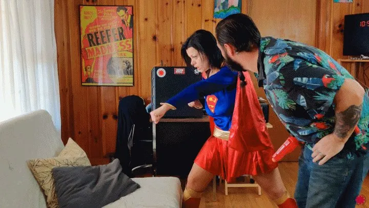 Super Girl Frozen and Fucked