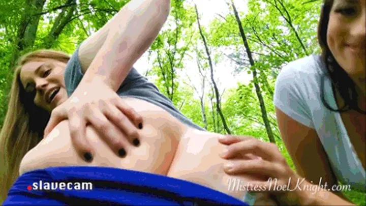 Double Domme Ass Worship In The Woods