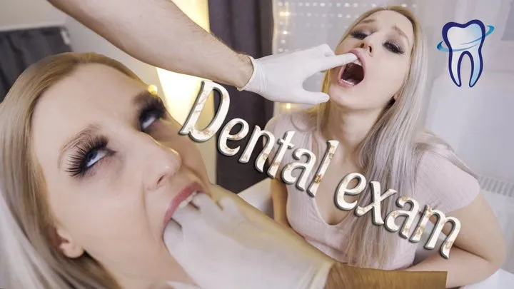 Dental Exam in Latex Gloves