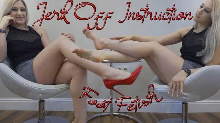 Secretary's Foot Jerk off Instruction