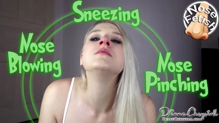 Sneezing nose fetish