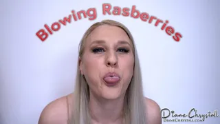 Blowing raspberies for you!