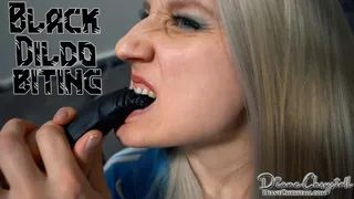 Biting your huge black cock