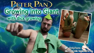 Peter Pan Growing into Giant Muscular Male with dick growth
