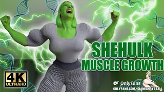 She Hulk Muscle Growth Hulking out Transformation