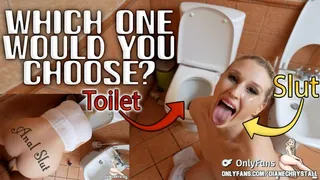 Human Toilet Slut Training Anal Pee Maledom Golden Shower POV
