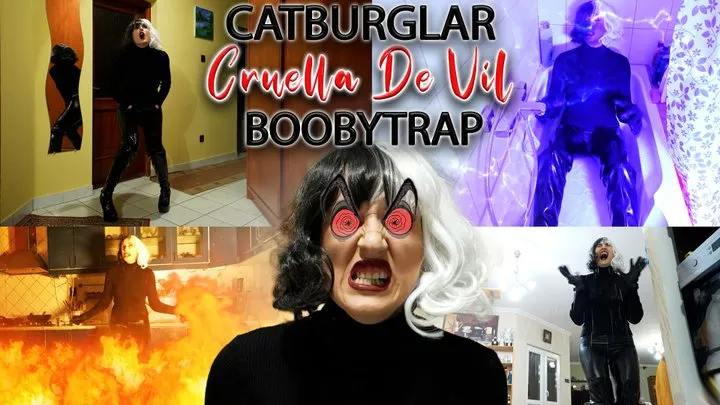 Cat Burglar Cruella De Vil Boobytrap Embarrasement Burning down the house Silly Faces