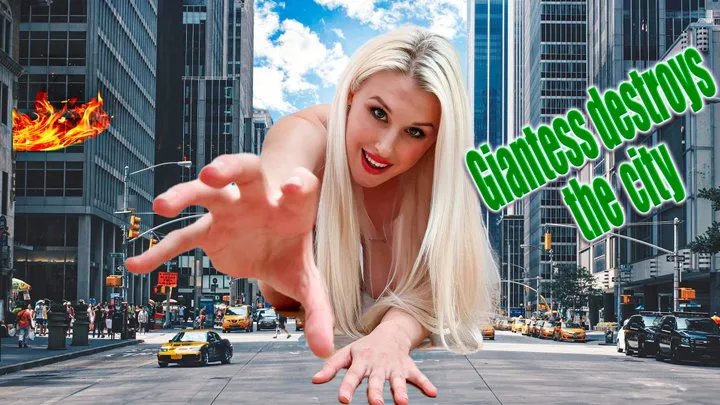 Giantess Destroys your City