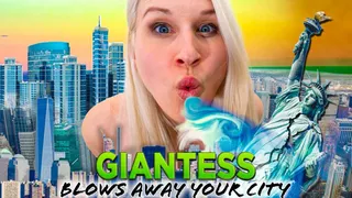 Giantess Blows Away your Entire City