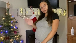 Pregnant Lotion Belly And Tits