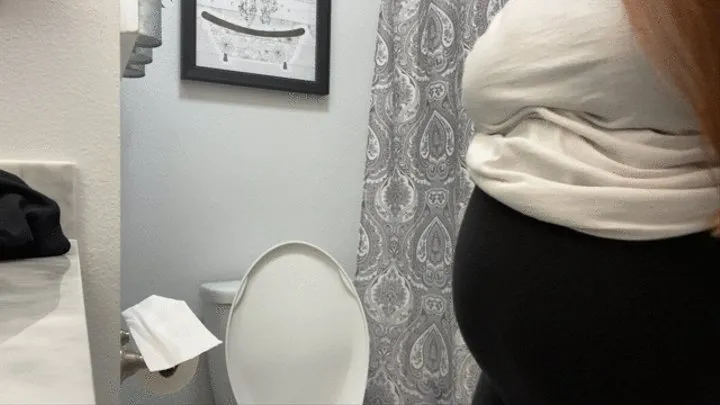 Pregnant Bump, Fart and Peed