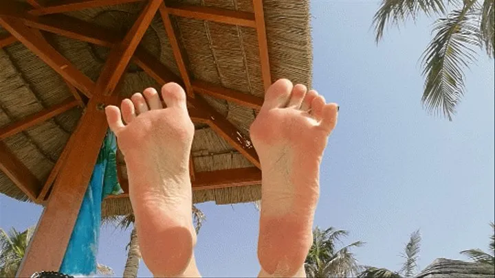 Dinah's Feet on the Beach - 1