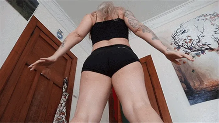 Giantess forgets Shrunken BF in her ASS-then turns him into an Xmas Ornament!