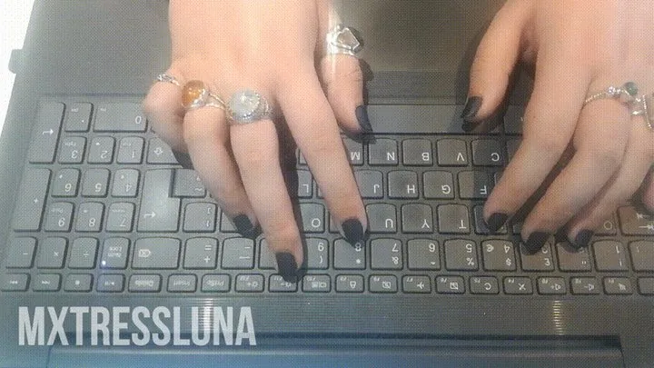 Hand Fetish Typing Ignore ASMR