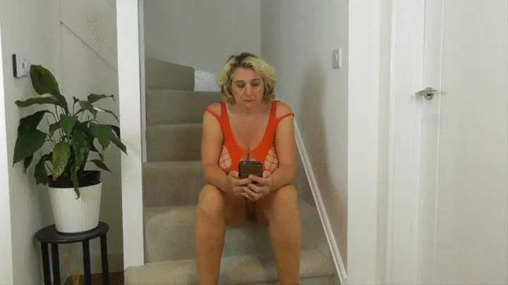 Fucking on the stairs