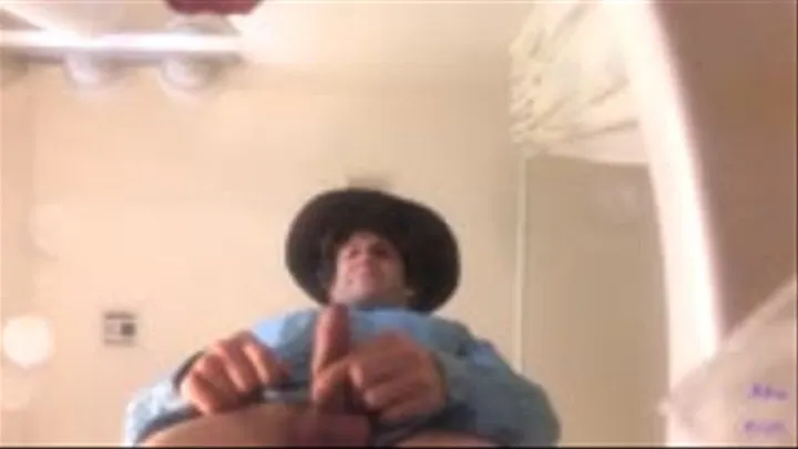 Cowboy Humiliates Shrunken Homo In Toilet POV