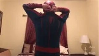 Spiderman Suit Removal Struggle & Jeans Pee