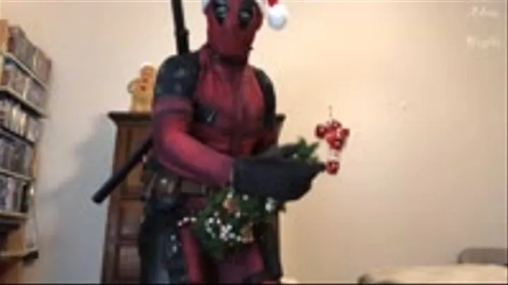 Deadpool Humps & Whacks Off X-mas Tree & Other Decorations