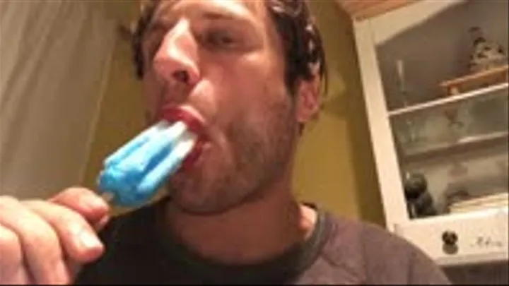 Sucking & Eating Popsicle Mouth Fetish