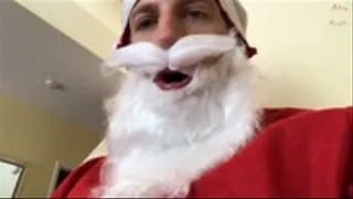 Homo Gets Burping Humiliation On Face By Santa POV