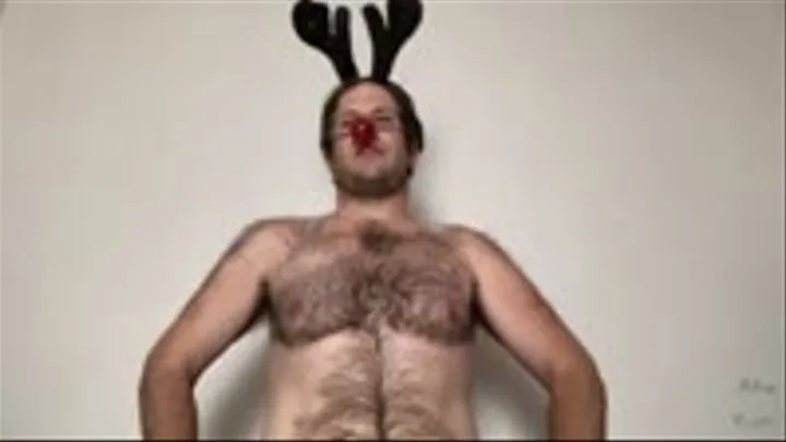 Rudolph Makes Santa Lick His Hairy Belly Button