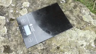 Electronic Scales Stomped To Pieces In The Countryside