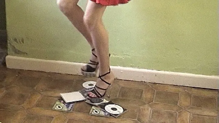 Stomping A Bunch Of CD's