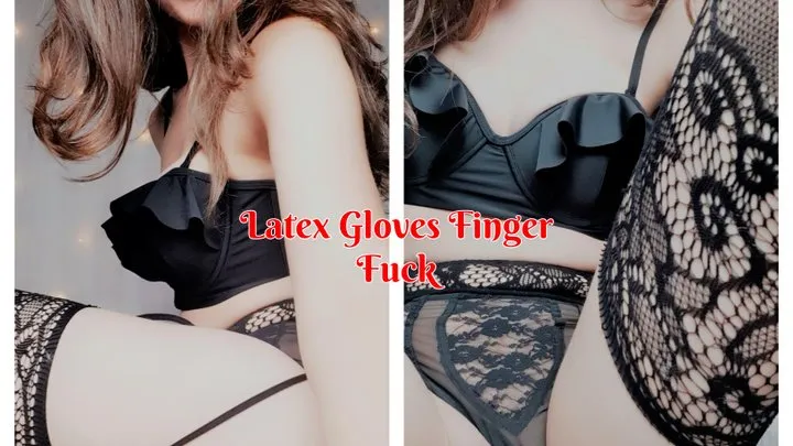 Latex Medical Gloves Finger Fuck