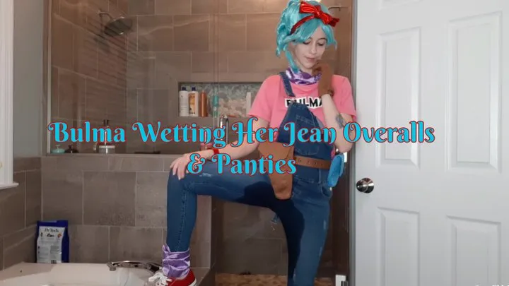 Bulma Wetting Her Jean Overalls & Panties