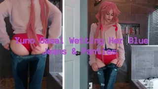 Yuno Gasai Wetting Blue Jeans & Panties Sage Eldritch