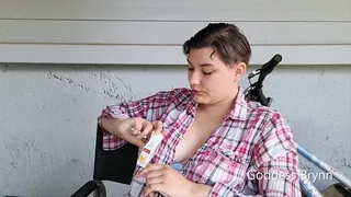 Sit With Step-Mommy While She Smokes