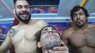 Severe humiliation with two alphas males with a spit tsunami - Daniel Santiago and Thalles Jones - CLIP 6