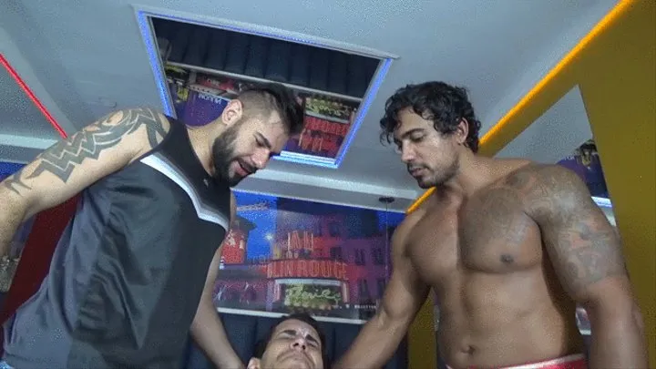 Severe humiliation with two alphas males with a spit tsunami - Daniel Santiago and Thalles Jones - CLIP 4