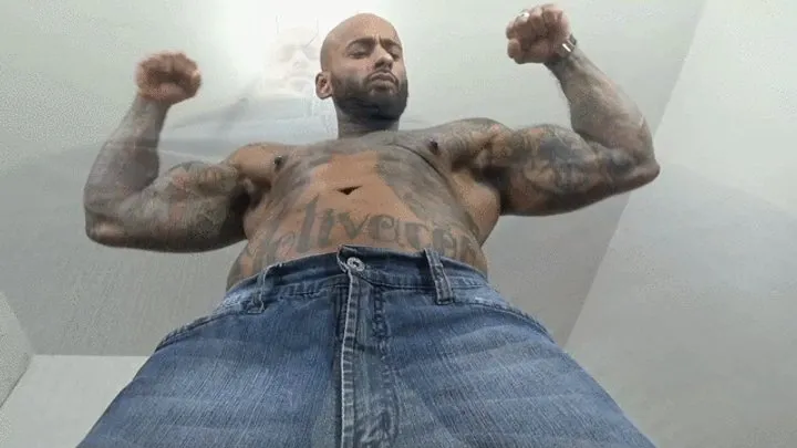 The exhibitionist gangster showing off his muscles and his powerful farts for the camera - Part 2 By Juan Belmont - Full version