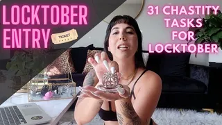 Locktober Entry Pass - 31 Chastity Tasks